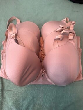 3 Seamless Nude T-Shirt Bras  - Supportive Everyday Comfort
